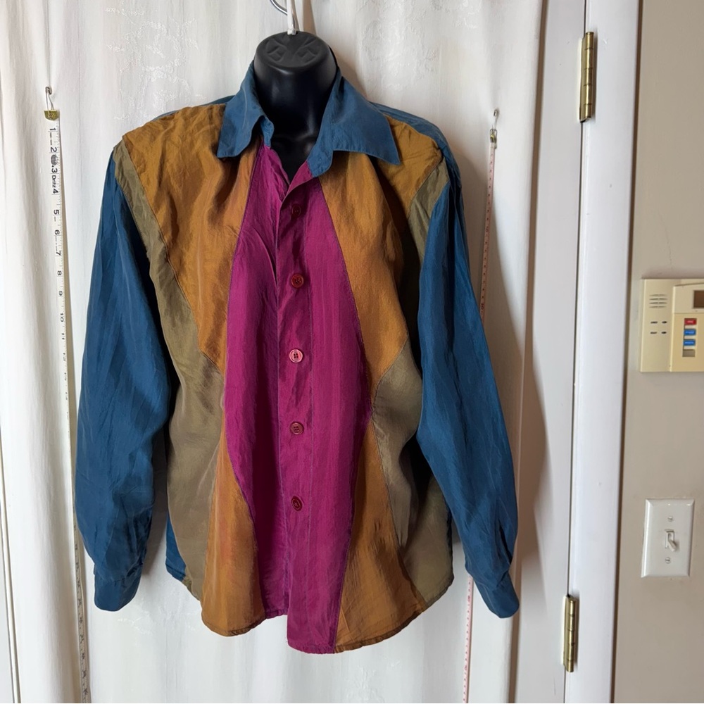 Vintage Jordan Colorblock Blouse